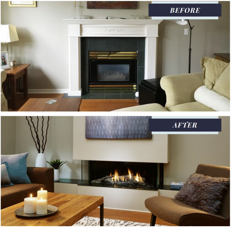 Fireplace Makeover CB40 Regency Fireplace Remodel